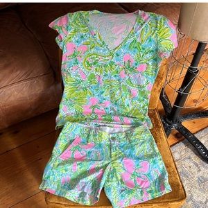 NWOT! Lily Pulitzer Callahan Shorts & top